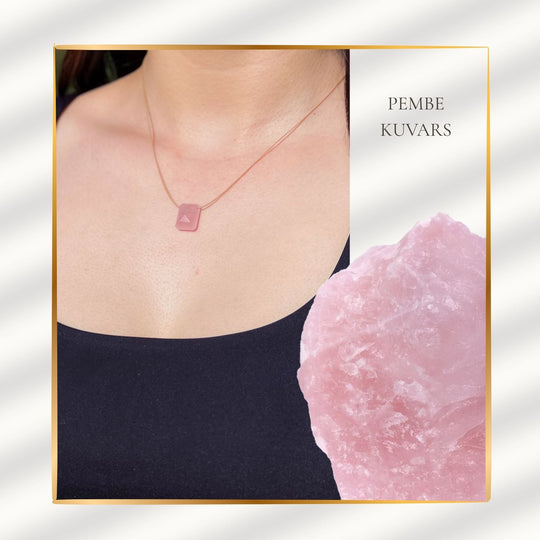 Kalp Çakra – Pembe Kuvars Kolye