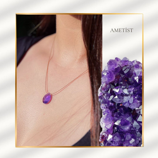 Huzurun Taşı – Ametist Kolye