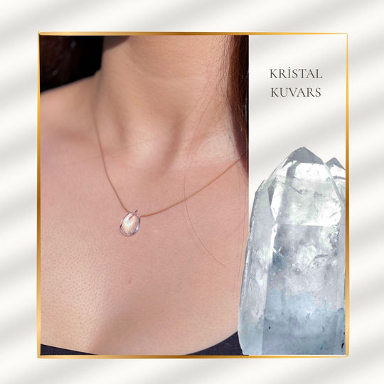 İyileşmenin Taşı – Kristal Kuvars Kolye