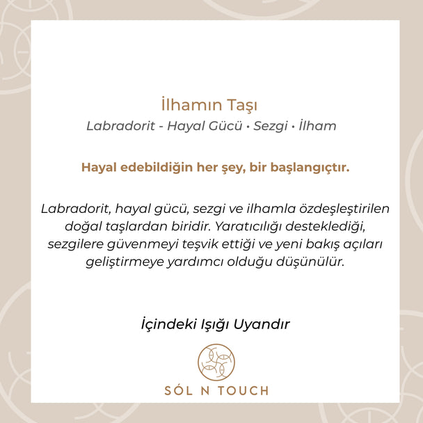 İlhamın Taşı  – Labradorit Kolye