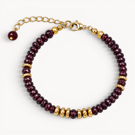 Asaletin Taşı – Lal Taşı (Garnet) Bileklik