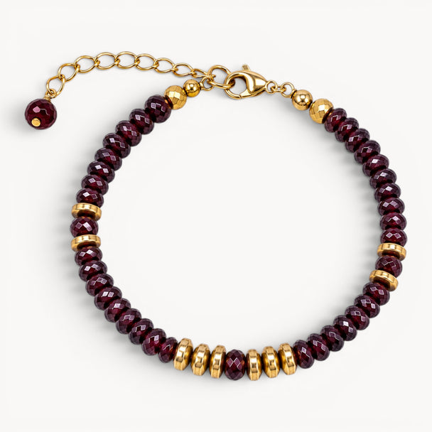 Asaletin Taşı – Lal Taşı (Garnet) Bileklik
