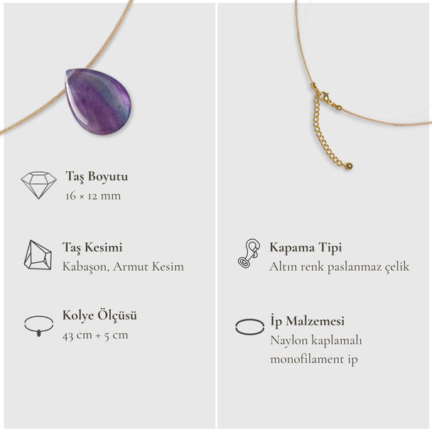 Netliğin Taşı – Florit Kolye 