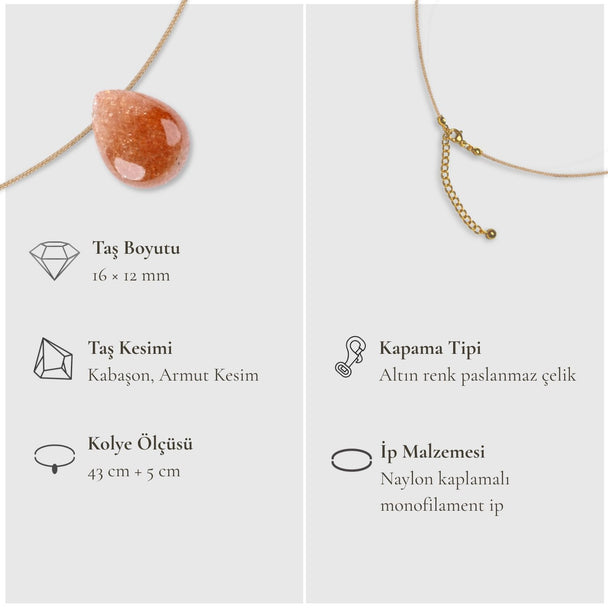 Özgüvenin Taşı – Güneş Taşı Kolye