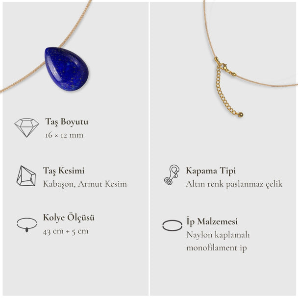 Yaratıcılığın Taşı  – Lapis Lazuli Kolye