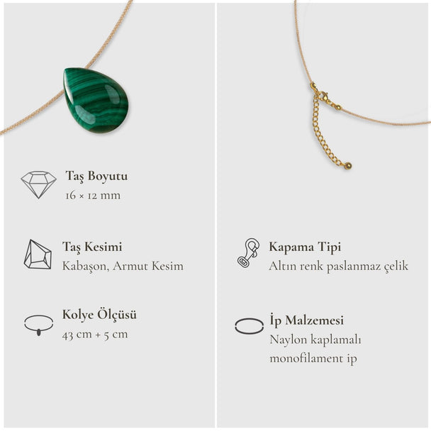 Bereketin Taşı – Malakit Kolye