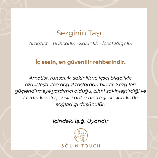 Sezginin Taşı – Ametist Kolye