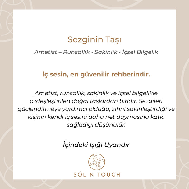 Sezginin Taşı – Ametist Kolye