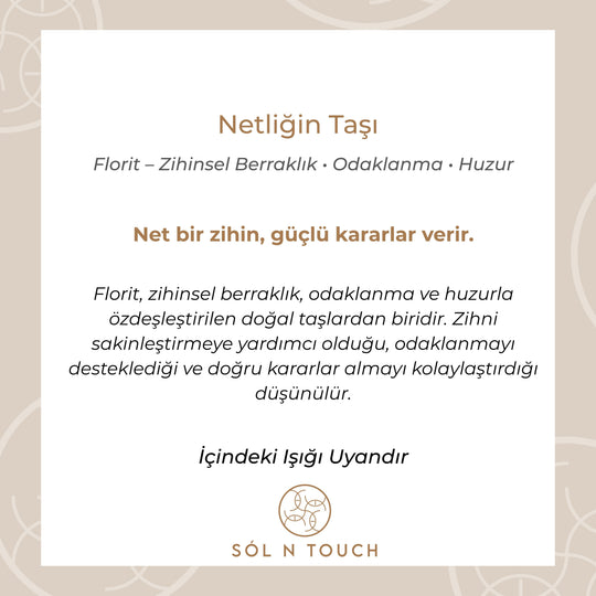 Netliğin Taşı – Florit Kolye 