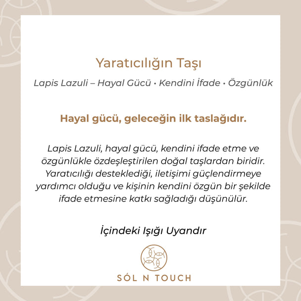 Yaratıcılığın Taşı  – Lapis Lazuli Kolye