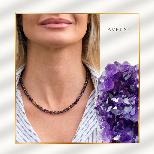 İçsel Uyanışın Taşı – Ametist Kolye