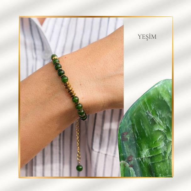 Dostluğun Taşı – Yeşim Bileklik