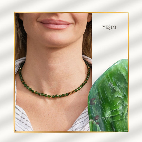 Dostluğun Taşı – Yeşim Kolye