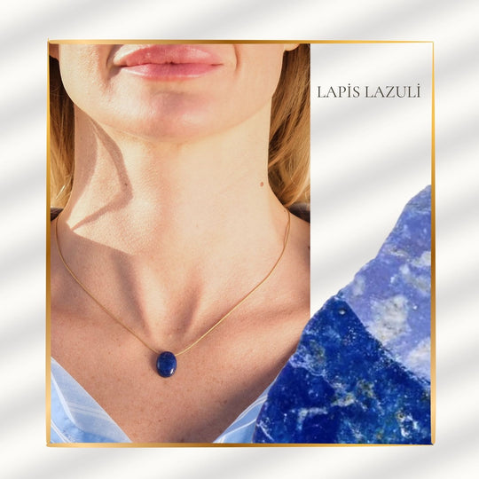 Terazi Burcu Taşı - Lapis Lazuli Kolye